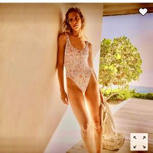 J. Crew Scrunchie Scoopneck One-piece, Afternoon Floral, 10 (fits 12), NWT